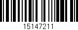 Código de barras (EAN, GTIN, SKU, ISBN): '15147211'