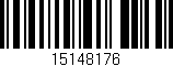 Código de barras (EAN, GTIN, SKU, ISBN): '15148176'