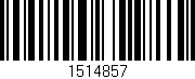 Código de barras (EAN, GTIN, SKU, ISBN): '1514857'