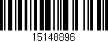 Código de barras (EAN, GTIN, SKU, ISBN): '15148896'