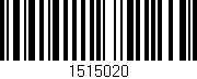 Código de barras (EAN, GTIN, SKU, ISBN): '1515020'
