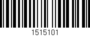Código de barras (EAN, GTIN, SKU, ISBN): '1515101'