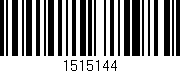 Código de barras (EAN, GTIN, SKU, ISBN): '1515144'