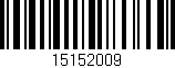 Código de barras (EAN, GTIN, SKU, ISBN): '15152009'