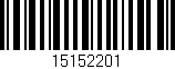 Código de barras (EAN, GTIN, SKU, ISBN): '15152201'