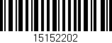 Código de barras (EAN, GTIN, SKU, ISBN): '15152202'