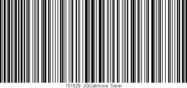 Código de barras (EAN, GTIN, SKU, ISBN): '151529_JGCalotona_Savei'