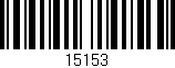 Código de barras (EAN, GTIN, SKU, ISBN): '15153'