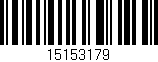 Código de barras (EAN, GTIN, SKU, ISBN): '15153179'