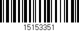 Código de barras (EAN, GTIN, SKU, ISBN): '15153351'