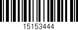 Código de barras (EAN, GTIN, SKU, ISBN): '15153444'