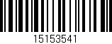 Código de barras (EAN, GTIN, SKU, ISBN): '15153541'