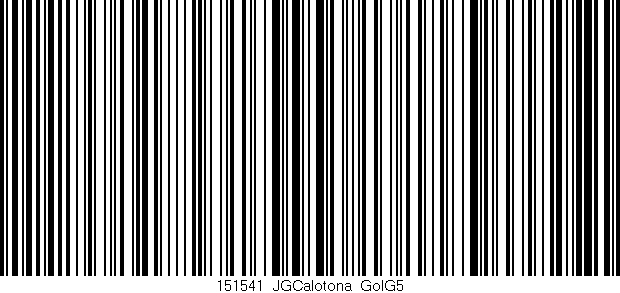 Código de barras (EAN, GTIN, SKU, ISBN): '151541_JGCalotona_GolG5'
