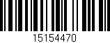 Código de barras (EAN, GTIN, SKU, ISBN): '15154470'