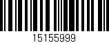 Código de barras (EAN, GTIN, SKU, ISBN): '15155999'
