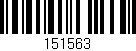 Código de barras (EAN, GTIN, SKU, ISBN): '151563'