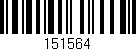 Código de barras (EAN, GTIN, SKU, ISBN): '151564'