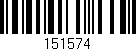 Código de barras (EAN, GTIN, SKU, ISBN): '151574'