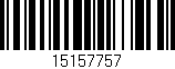 Código de barras (EAN, GTIN, SKU, ISBN): '15157757'
