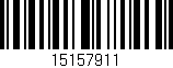 Código de barras (EAN, GTIN, SKU, ISBN): '15157911'