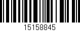 Código de barras (EAN, GTIN, SKU, ISBN): '15158845'
