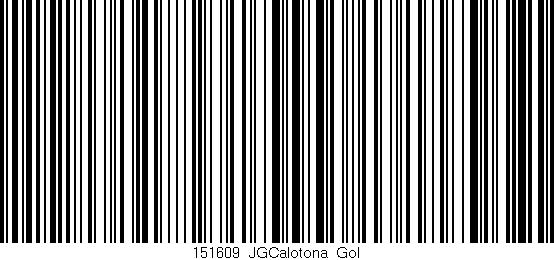 Código de barras (EAN, GTIN, SKU, ISBN): '151609_JGCalotona_Gol'