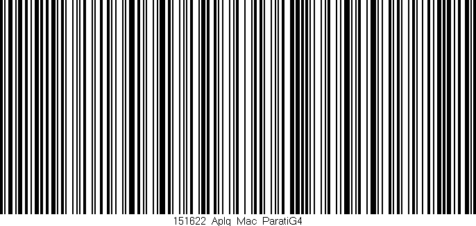 Código de barras (EAN, GTIN, SKU, ISBN): '151622_Aplq_Mac_ParatiG4'