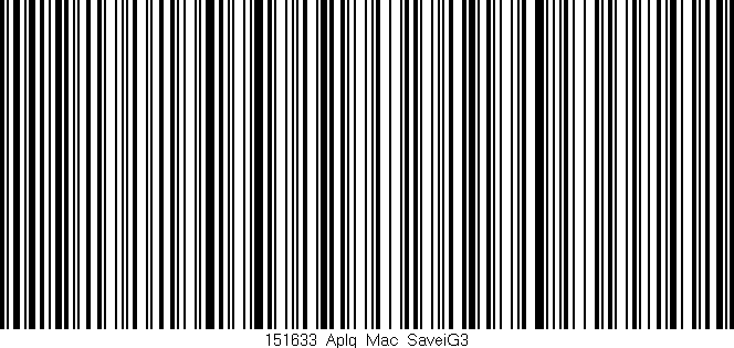 Código de barras (EAN, GTIN, SKU, ISBN): '151633_Aplq_Mac_SaveiG3'