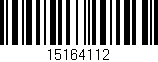 Código de barras (EAN, GTIN, SKU, ISBN): '15164112'