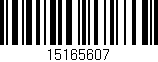 Código de barras (EAN, GTIN, SKU, ISBN): '15165607'