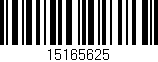 Código de barras (EAN, GTIN, SKU, ISBN): '15165625'