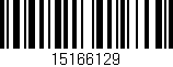 Código de barras (EAN, GTIN, SKU, ISBN): '15166129'