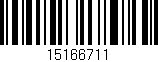 Código de barras (EAN, GTIN, SKU, ISBN): '15166711'