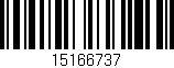 Código de barras (EAN, GTIN, SKU, ISBN): '15166737'