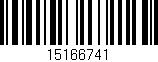 Código de barras (EAN, GTIN, SKU, ISBN): '15166741'