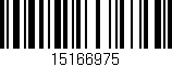 Código de barras (EAN, GTIN, SKU, ISBN): '15166975'