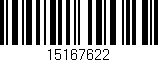 Código de barras (EAN, GTIN, SKU, ISBN): '15167622'