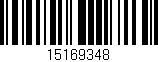 Código de barras (EAN, GTIN, SKU, ISBN): '15169348'
