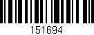 Código de barras (EAN, GTIN, SKU, ISBN): '151694'