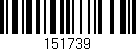 Código de barras (EAN, GTIN, SKU, ISBN): '151739'