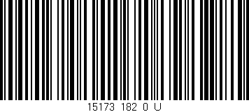 Código de barras (EAN, GTIN, SKU, ISBN): '15173_182_0_U'
