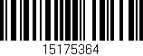 Código de barras (EAN, GTIN, SKU, ISBN): '15175364'
