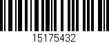 Código de barras (EAN, GTIN, SKU, ISBN): '15175432'
