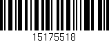 Código de barras (EAN, GTIN, SKU, ISBN): '15175518'