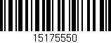 Código de barras (EAN, GTIN, SKU, ISBN): '15175550'
