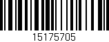 Código de barras (EAN, GTIN, SKU, ISBN): '15175705'