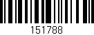 Código de barras (EAN, GTIN, SKU, ISBN): '151788'