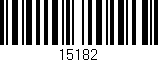 Código de barras (EAN, GTIN, SKU, ISBN): '15182'