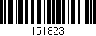 Código de barras (EAN, GTIN, SKU, ISBN): '151823'