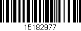 Código de barras (EAN, GTIN, SKU, ISBN): '15182977'